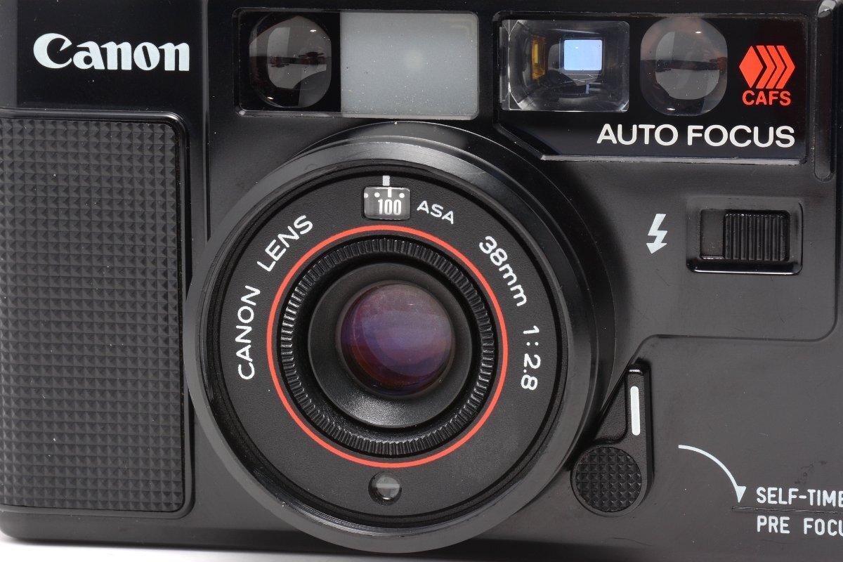 【やや難あり品】Canon AF35M (オートボーイ) 38mm F2.8 キヤノン コンパクトフィルムカメラ #4320の画像7