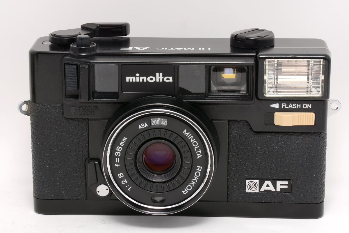【概ね美品】MINOLTA ミノルタ HI-MATIC AF MINOLTA ROKKOR 38mm F2.8 #4239の画像7