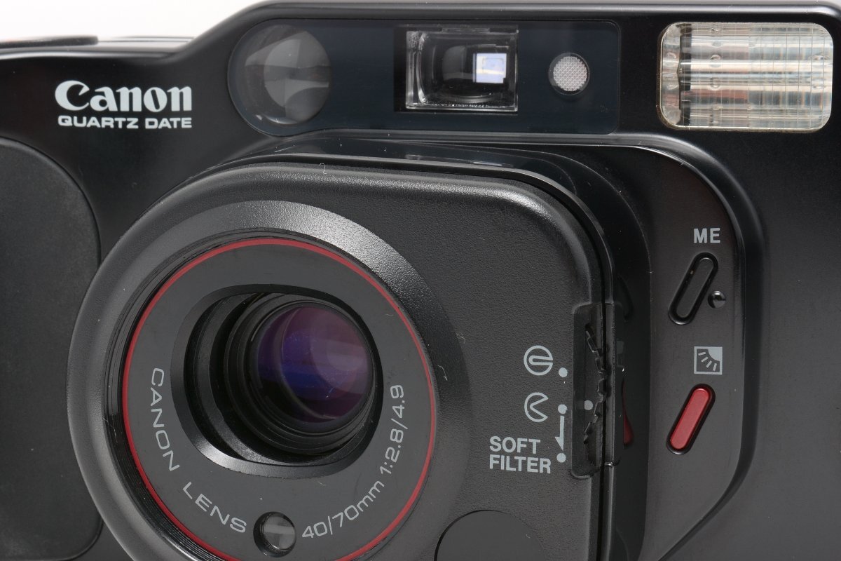 【良品】Canon Autoboy TELE QUARTZ DATE キヤノン オートボーイ コンパクトフィルムカメラ #4451の画像7