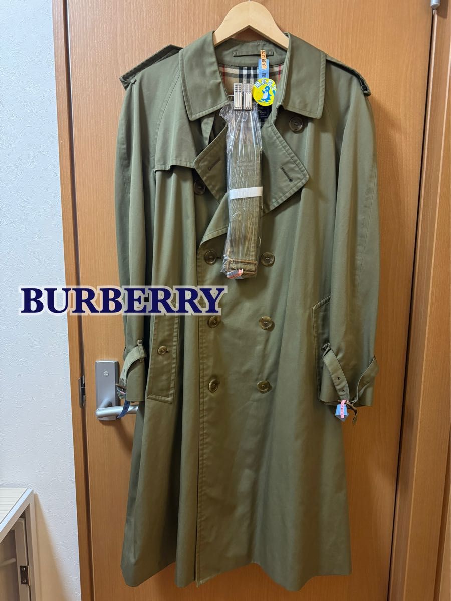 BURBERRY トレンチコート カーキ バーバリーズ（ベルト付）大きめサイズ