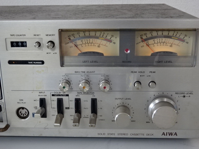 AIWA アイワ カセットデッキ AD-7700 管理C-30