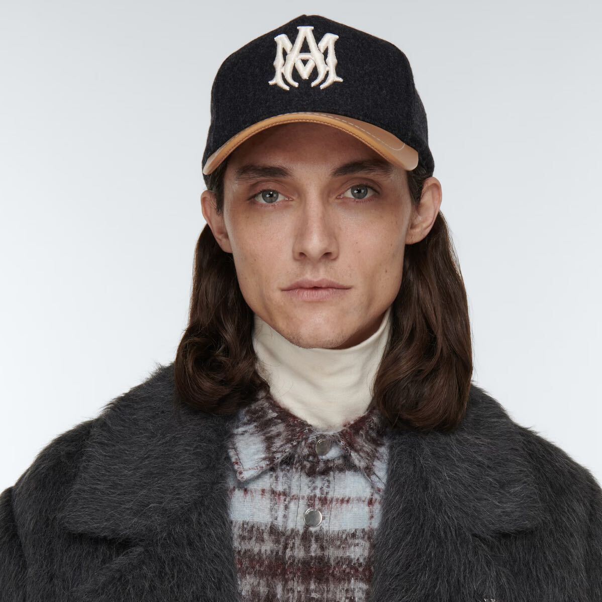 新品正規品 定価8万円 AMIRI WOOL / LEATHER MA HAT CAP アミリ 新品正規品 定価8万円 AMIRI WOOL / LEATHER MA HAT CAP アミリ