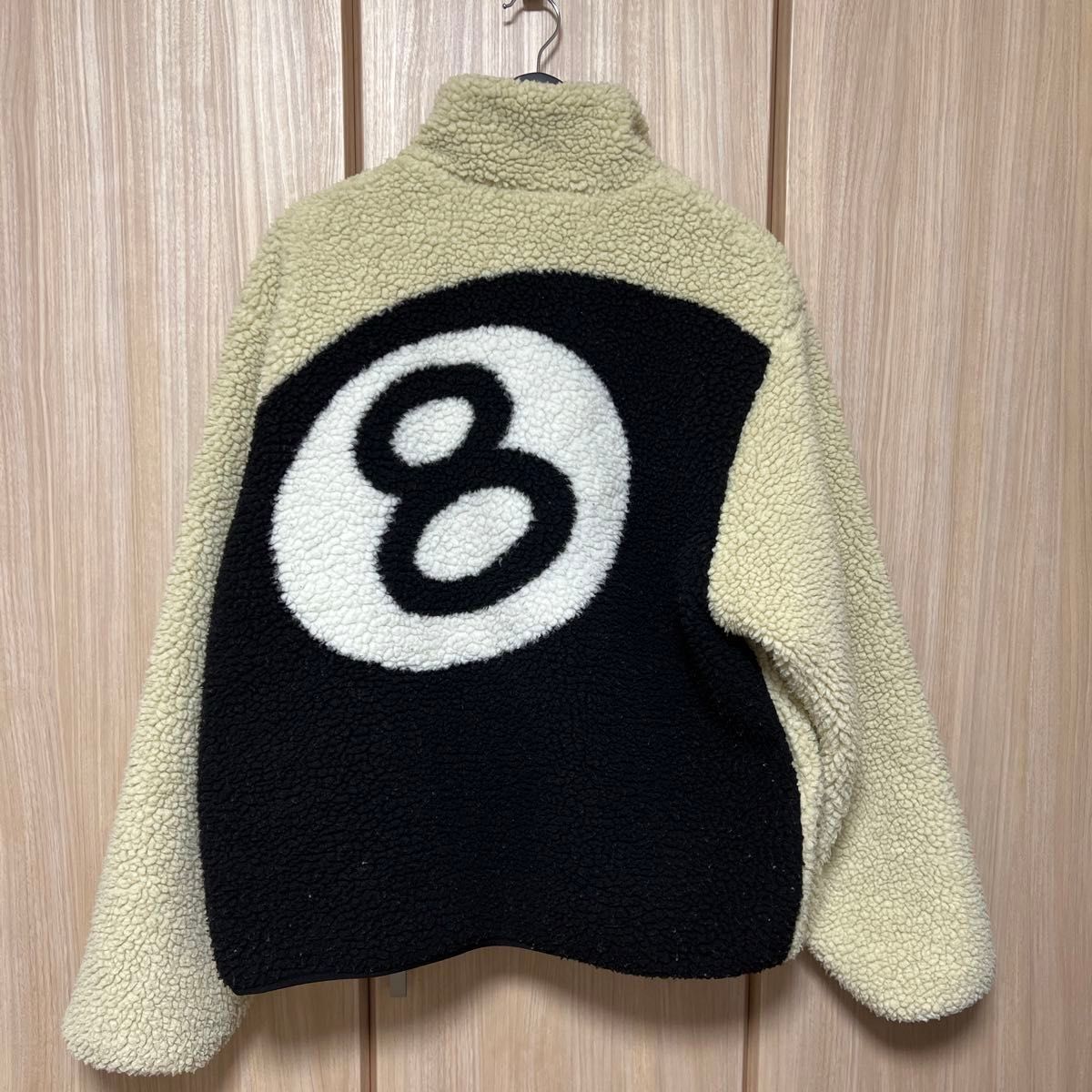 STUSSY 8ball Sherpa Jacket reversible