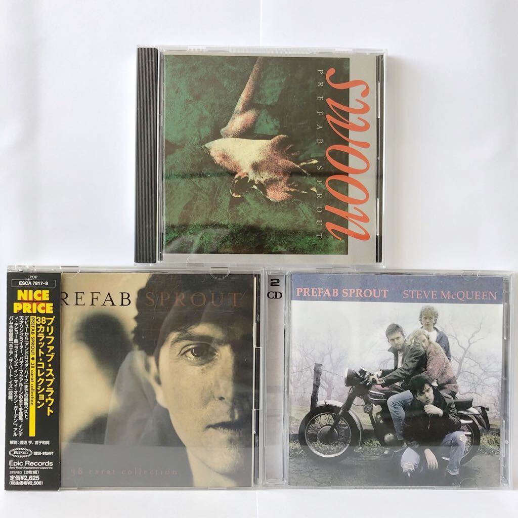 プリファブ・スプラウト 3アルバム 5CD prefab sprout / steve mcqueen 2CD輸入盤、38カラット・コレクション 2CD国内盤、swoon 1CD輸入盤_画像1