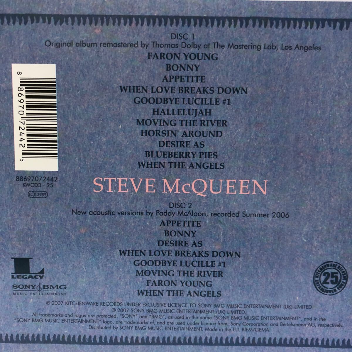 プリファブ・スプラウト 3アルバム 5CD prefab sprout / steve mcqueen 2CD輸入盤、38カラット・コレクション 2CD国内盤、swoon 1CD輸入盤_画像7