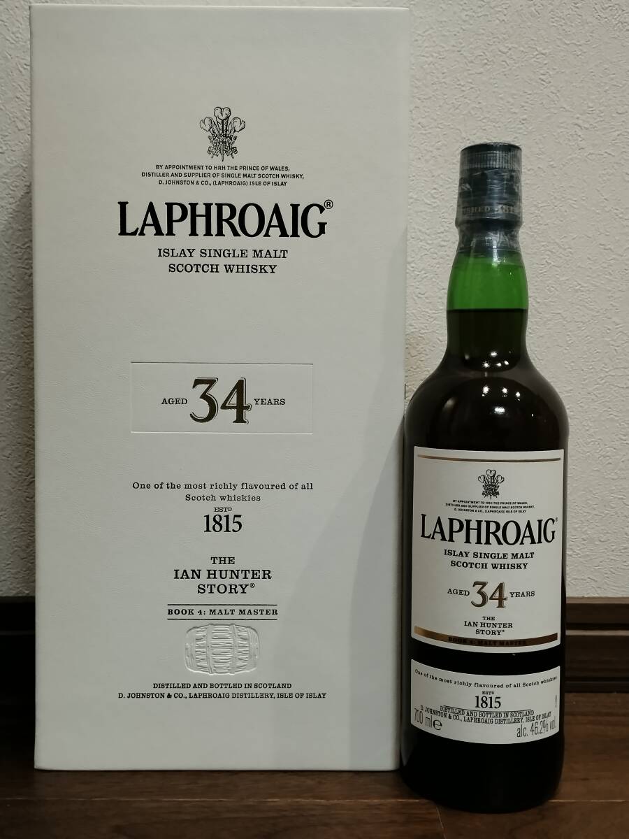 ラフロイグ 34年 イアンハンター ブック4 700ml 46.2% laphroaig ian hunter book4 /マッカラン スプリングバンク アードベッグ ボウモア_画像1