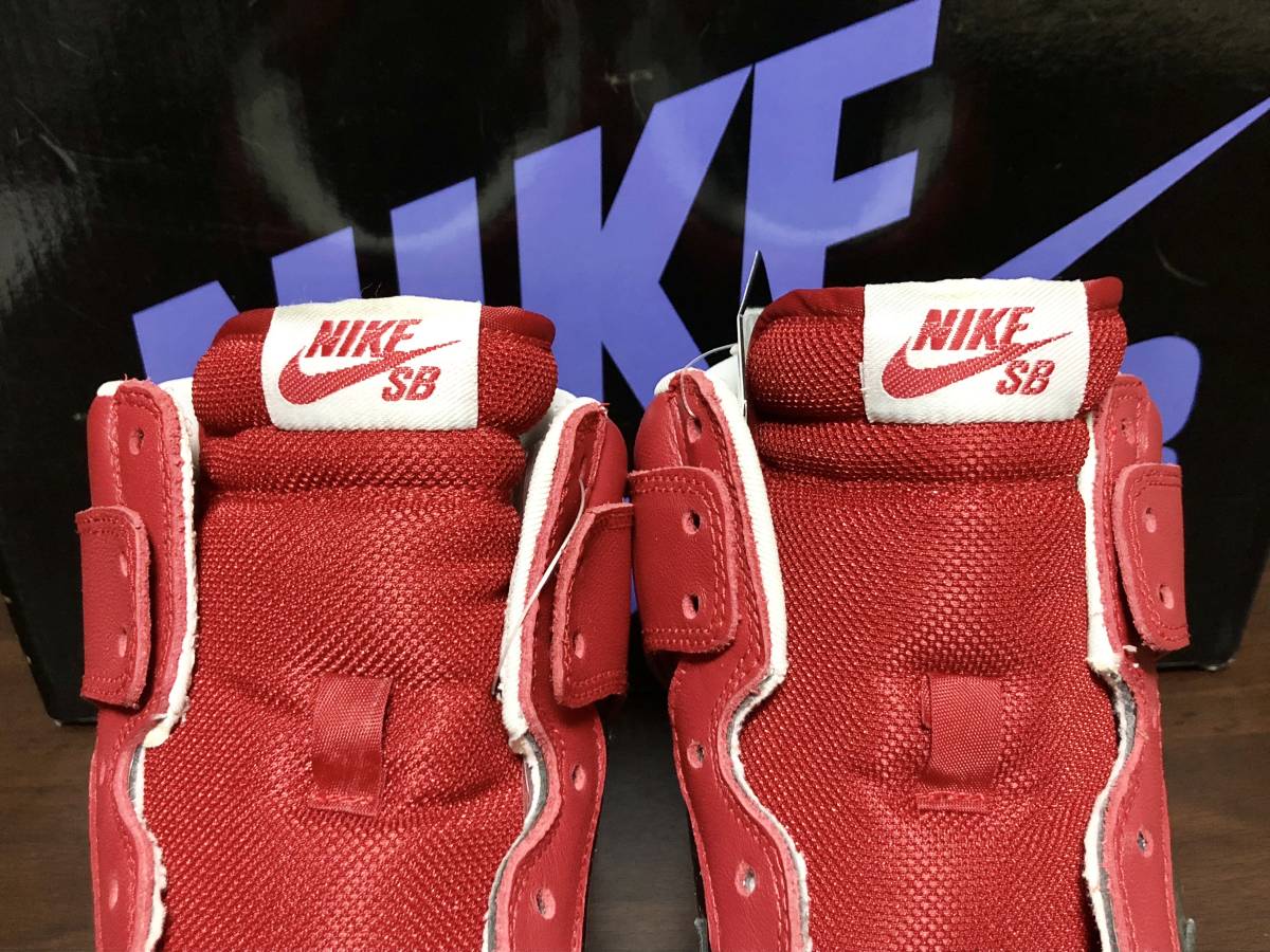 06年製 NIKE DUNK HIGH PREMIUM SB Mork & Mindy ナイキ ダンク プレミアム エスビー ウルトラマン 【313171-002】レッド 赤×銀 US10.5_画像5