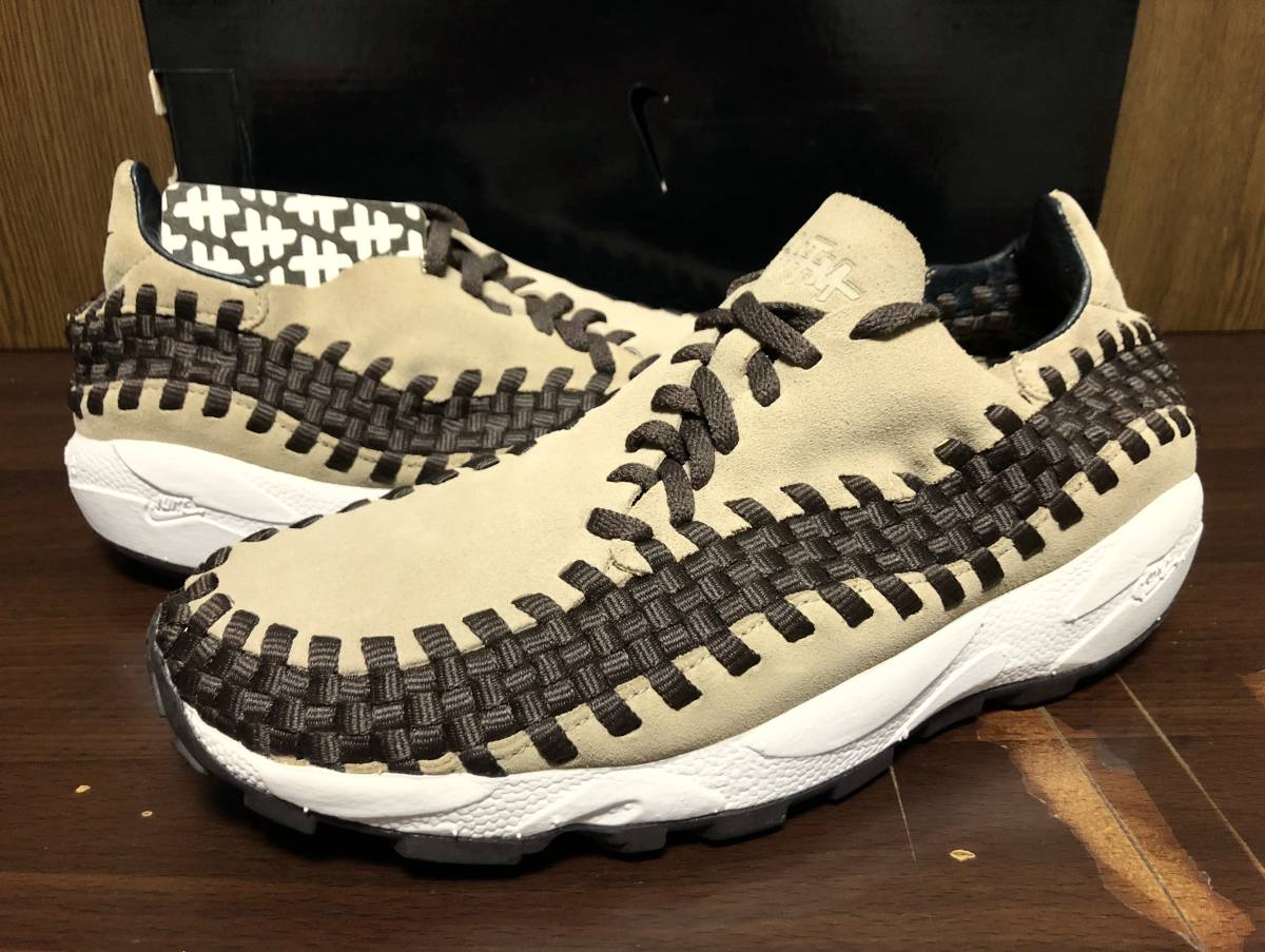 05年製 世界204足限定 NIKE AIR FOOTSCAPE WOVEN HTM ナイキ フットスケープ ウーブン【313182-221】藤原ヒロシ fragment AFFA 別注 US8.5の画像1