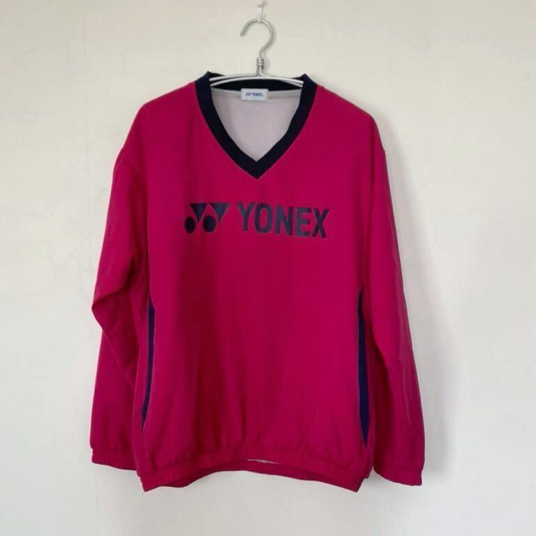 YONEX ヨネックス/ ピンク Vネック トラックジャケット ピステ ウインドブレーカー _画像1