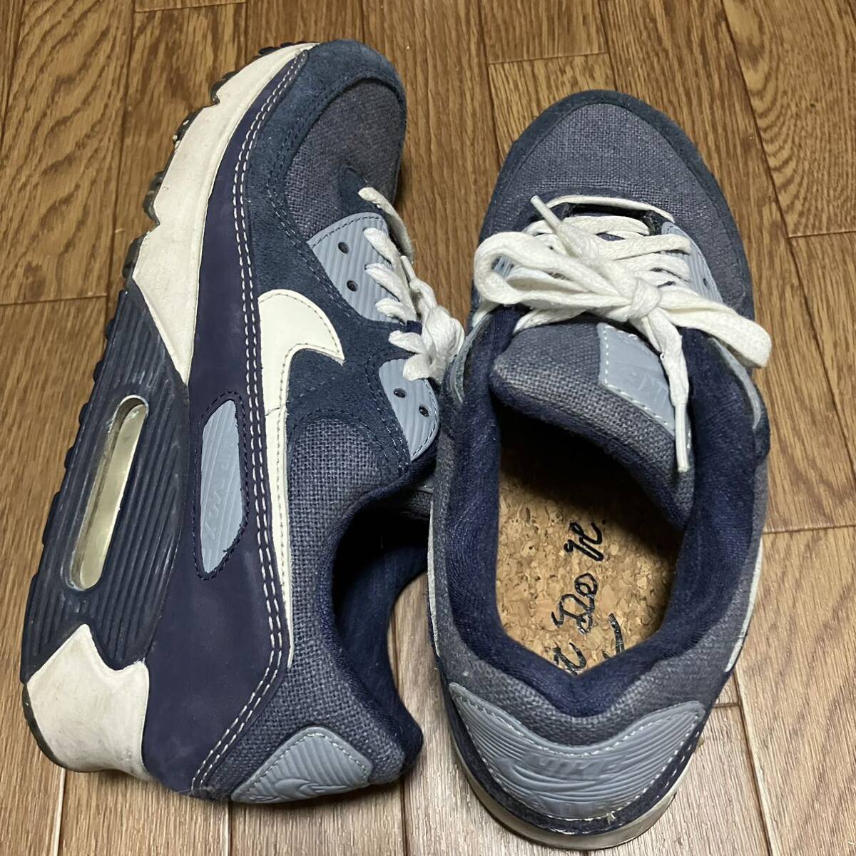 NIKE AIR MAX 90 DIFFUSED BLUE/SAIL/MIDNIGHT NAVY/OBSIDIAN MIST 28.0cm CW6208-414 エアマックス ナイキ の画像6