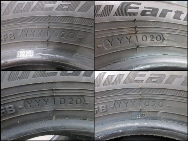 ☆送料無料☆ 2020年製 ヨコハマ ブルーアース 165/70R13 4本 アトレーワゴン サンバーディアスの画像10