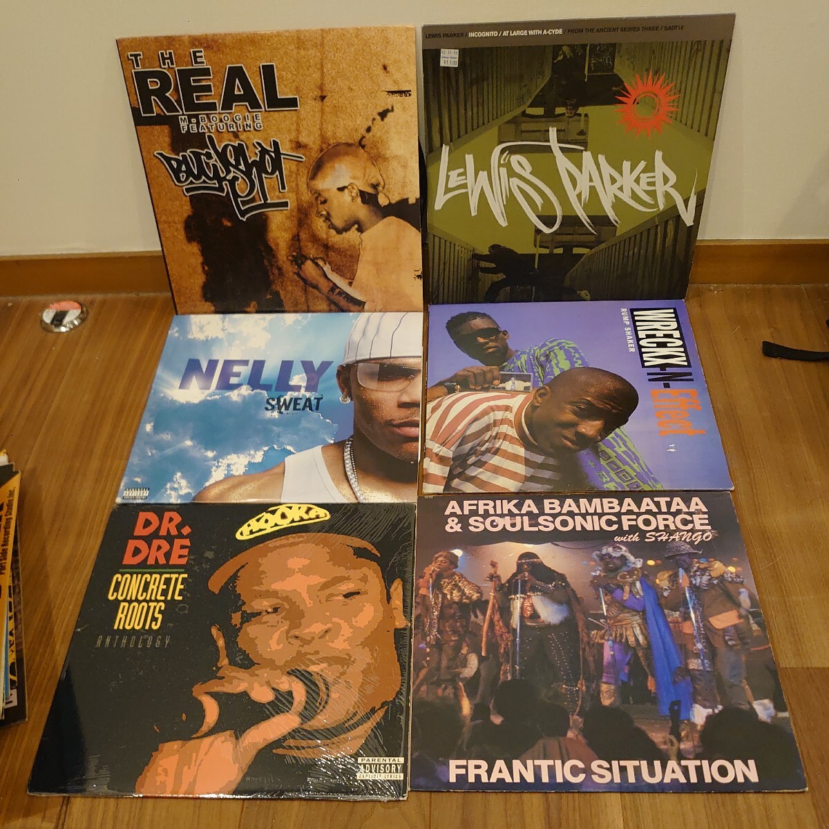 【50枚超】HIP HOP R&Bレコード セット 12inch 中古 まとめ RAP ヒップホップ ラップ【dr.dre,50 cent ,nelly,afrika bambaataa】の画像2