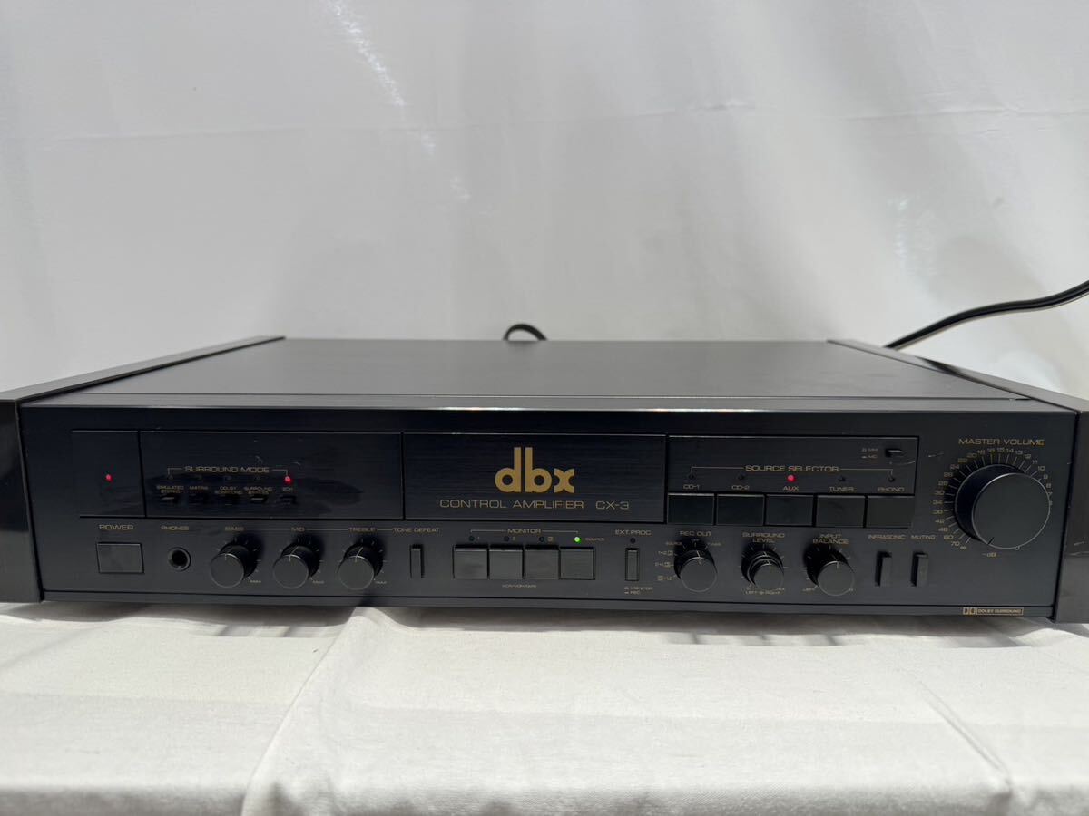 DBX control amplifier コントロールアンプ cx-3 中古 現状の画像5
