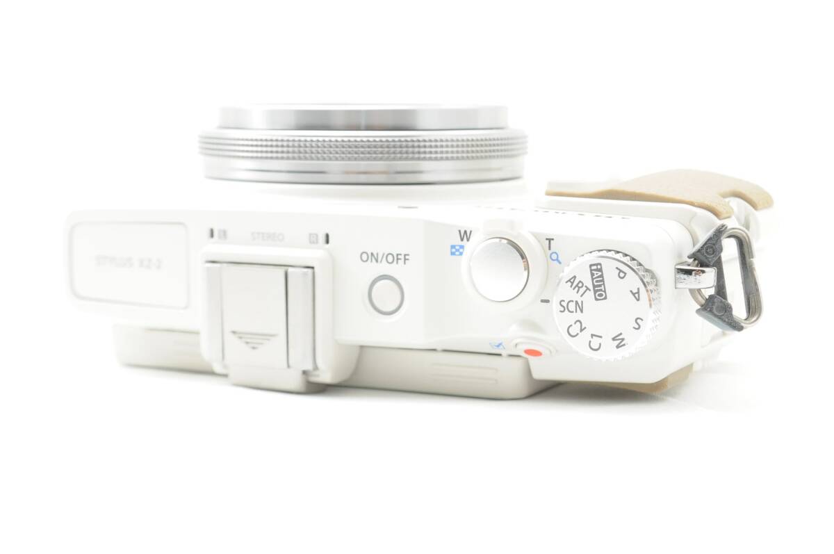 【美品】OLYMPUS オリンパス スタイラス STYLUS XZ-2 1200万画素 裏面照射型CMOS F1.8-2.5レンズ ホワイト XZ-2 WHT #16の画像5