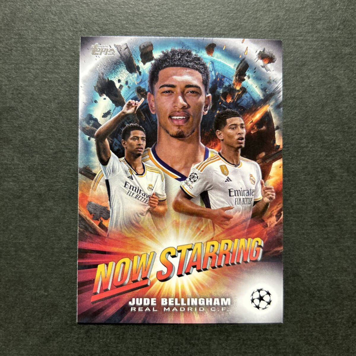 2023/24 Topps UEFA Club Competitions Jude Bellingham Now Starring インサートカード ボックスヒット ベリンガム_画像1