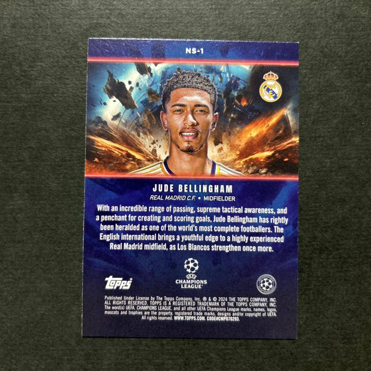 2023/24 Topps UEFA Club Competitions Jude Bellingham Now Starring インサートカード ボックスヒット ベリンガム_画像2