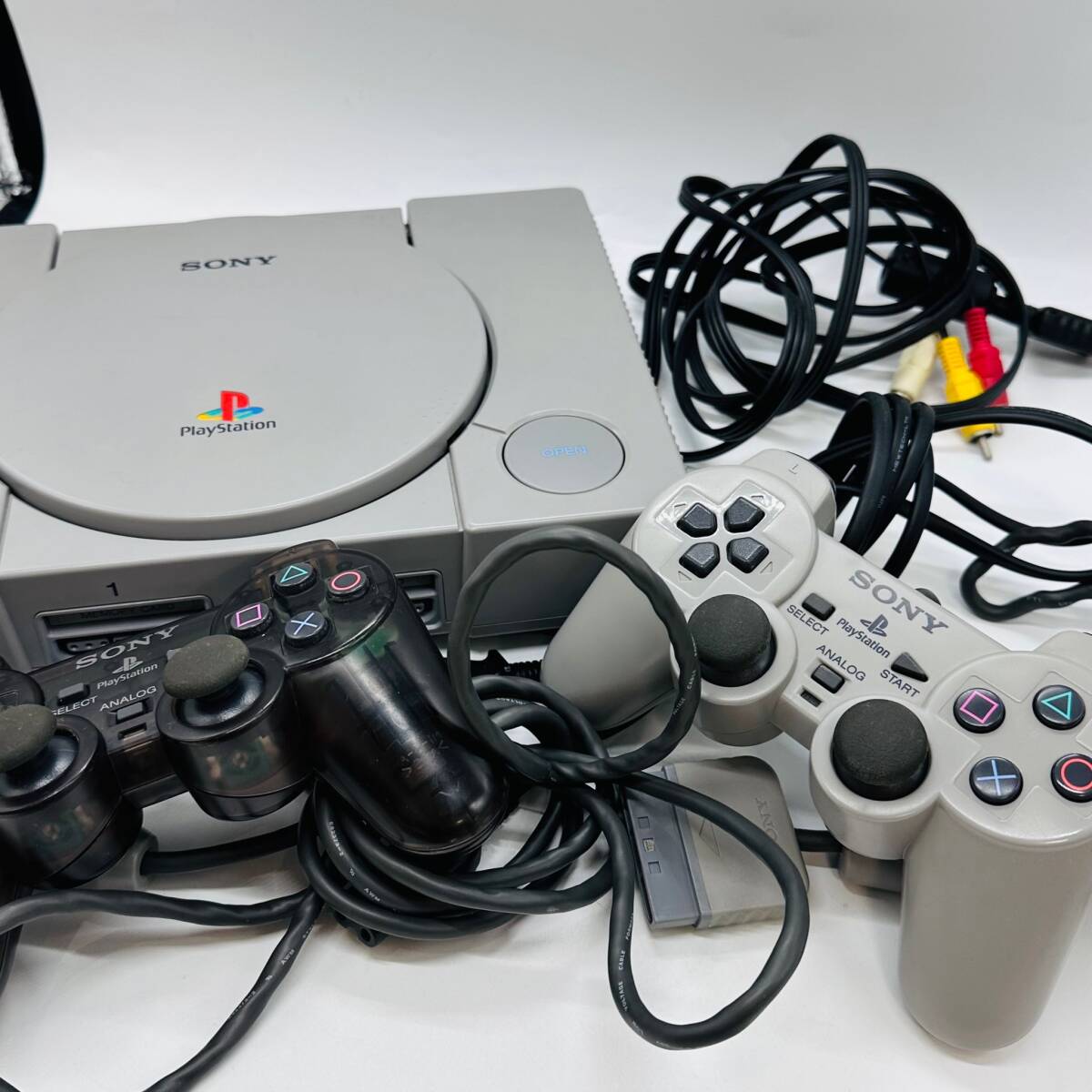 初代 PlayStation プレイステーション PS1 プレステ1 SCPH-7000 本体 SONY ソニー 1円 レトロゲーム 現状品 通電確認〇 異音あり 本格囲碁の画像3