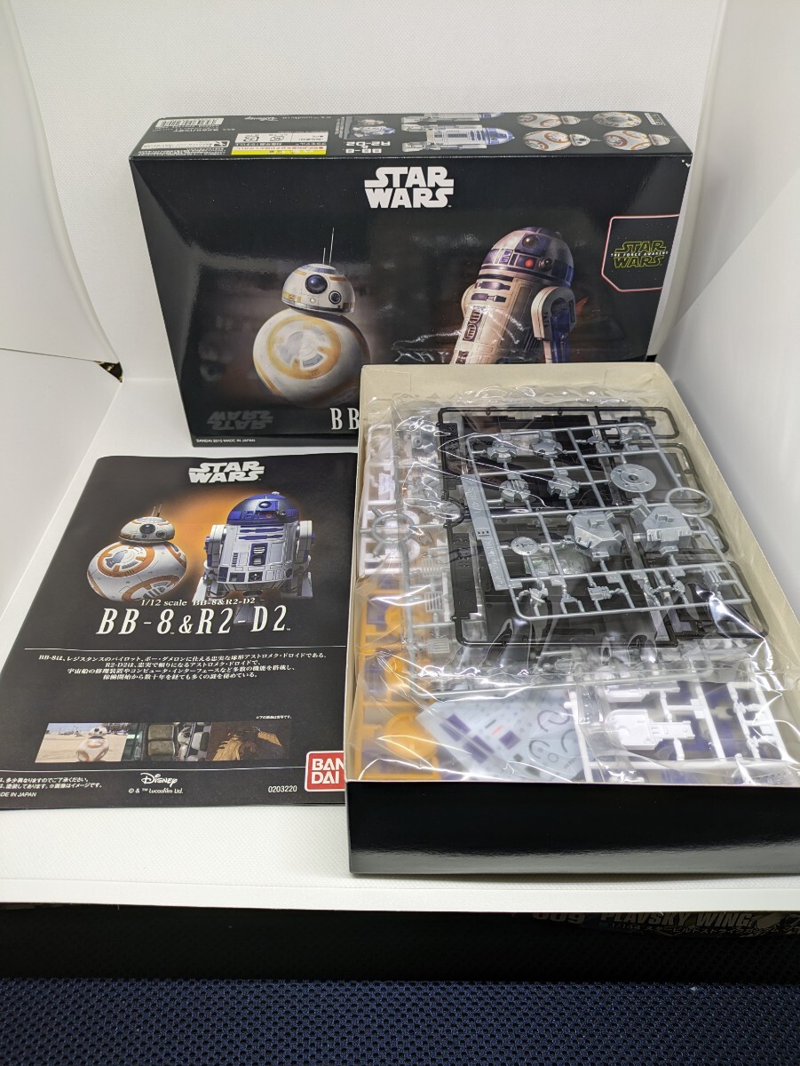 スター・ウォーズ 1/12 BB-8＆R2-D2 プラモデルの画像2