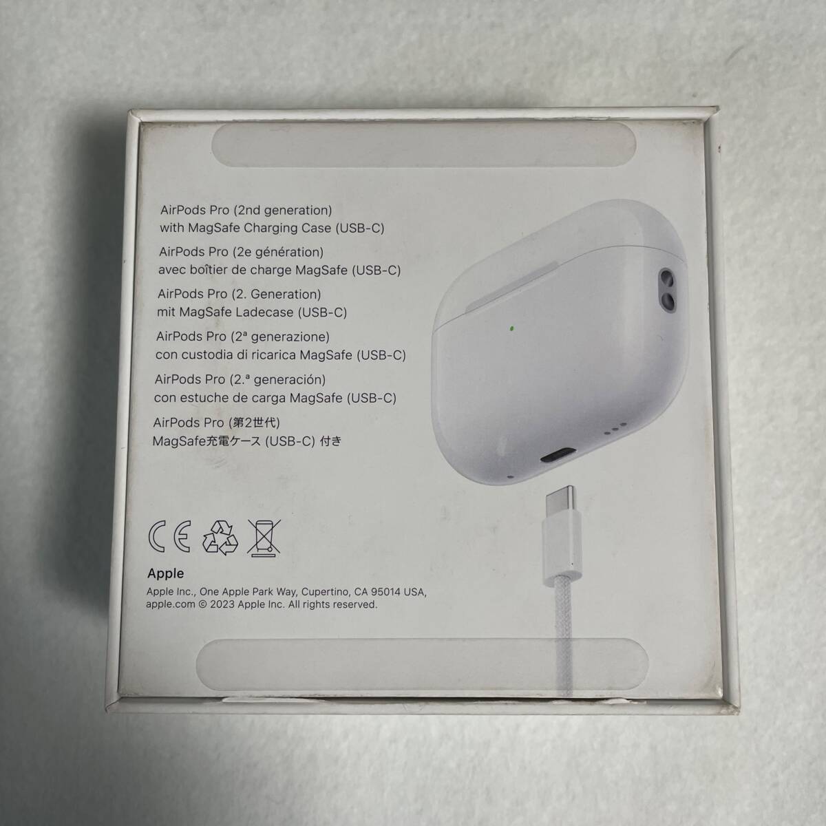 【美品】Air Pods Pro（2nd generation）タイプC【MTJV3J/A】イヤフォン　04051N_画像9