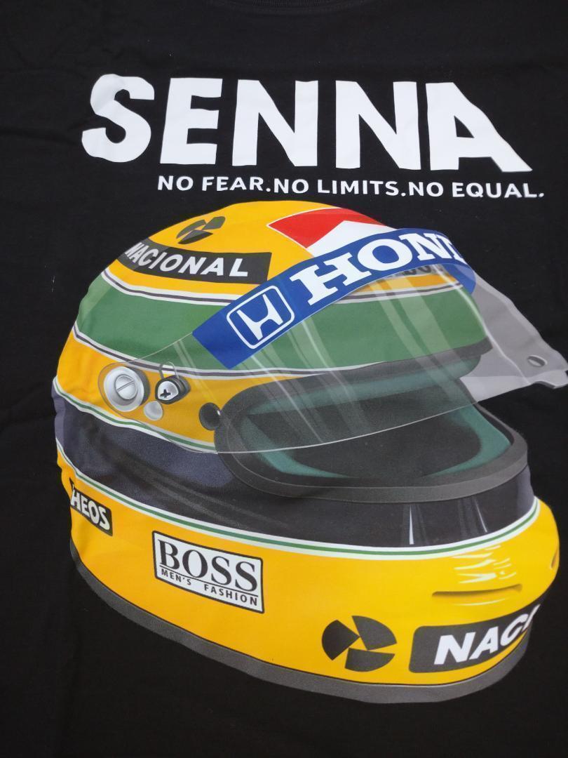 F1 アイルトン・セナ マクラーレン ホンダ MP4 ロータス ブラジル アラン・プロスト ナイジェル・マンセル Tシャツ Lの画像3