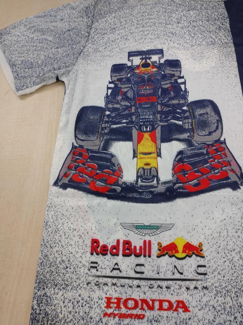 F1 レッドブル × アルファタウリ ホンダ HONDA フェルスタッペン ペレス 角田裕毅 デ・フリース ガスリー 数量限定 Tシャツ Lの画像4