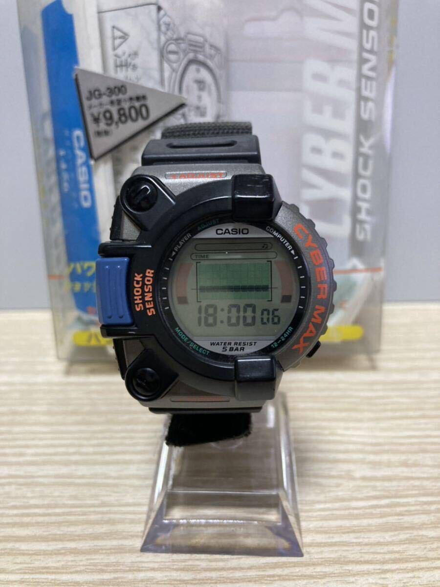 CASIO cyber max Casio Cyber Max shock sensor JG-300-1T used CASIO cyber max Casio Cyber Max shock sensor JG-300-1T used