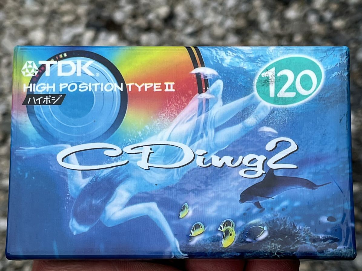 未使用品 TDK CDing 2 カセットテープ 120分 ハイポジ 未開封品 新品 の画像1