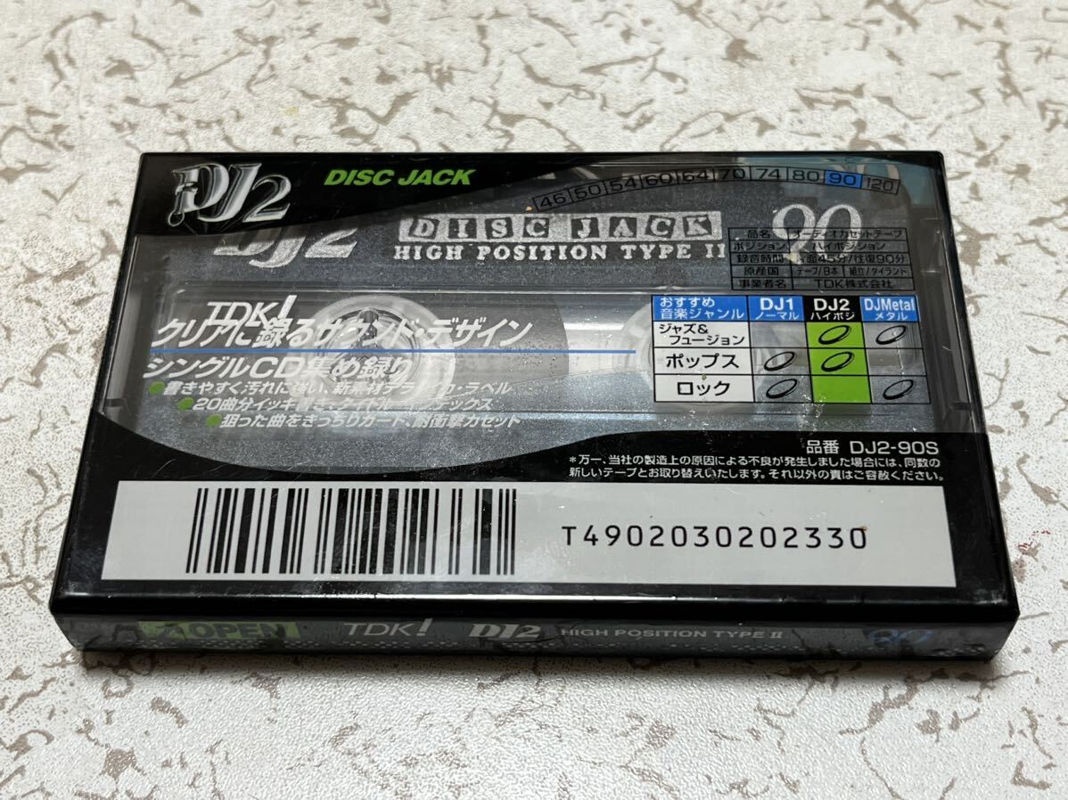 未使用品 TDK DISC JACK 2 カセットテープ 90分 ハイポジ 未開封品 新品 DJ 2_画像2
