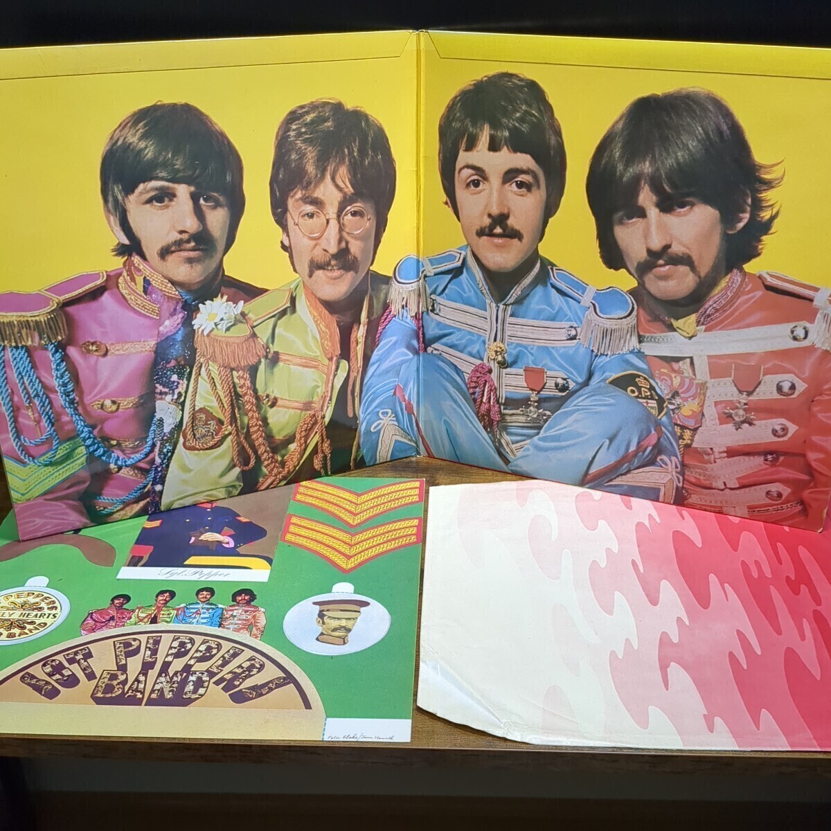 【マト1/1】Sgt. Pepper's Beatles サージェント・ペパーズ ビートルズ mono UK PMC7027の画像3