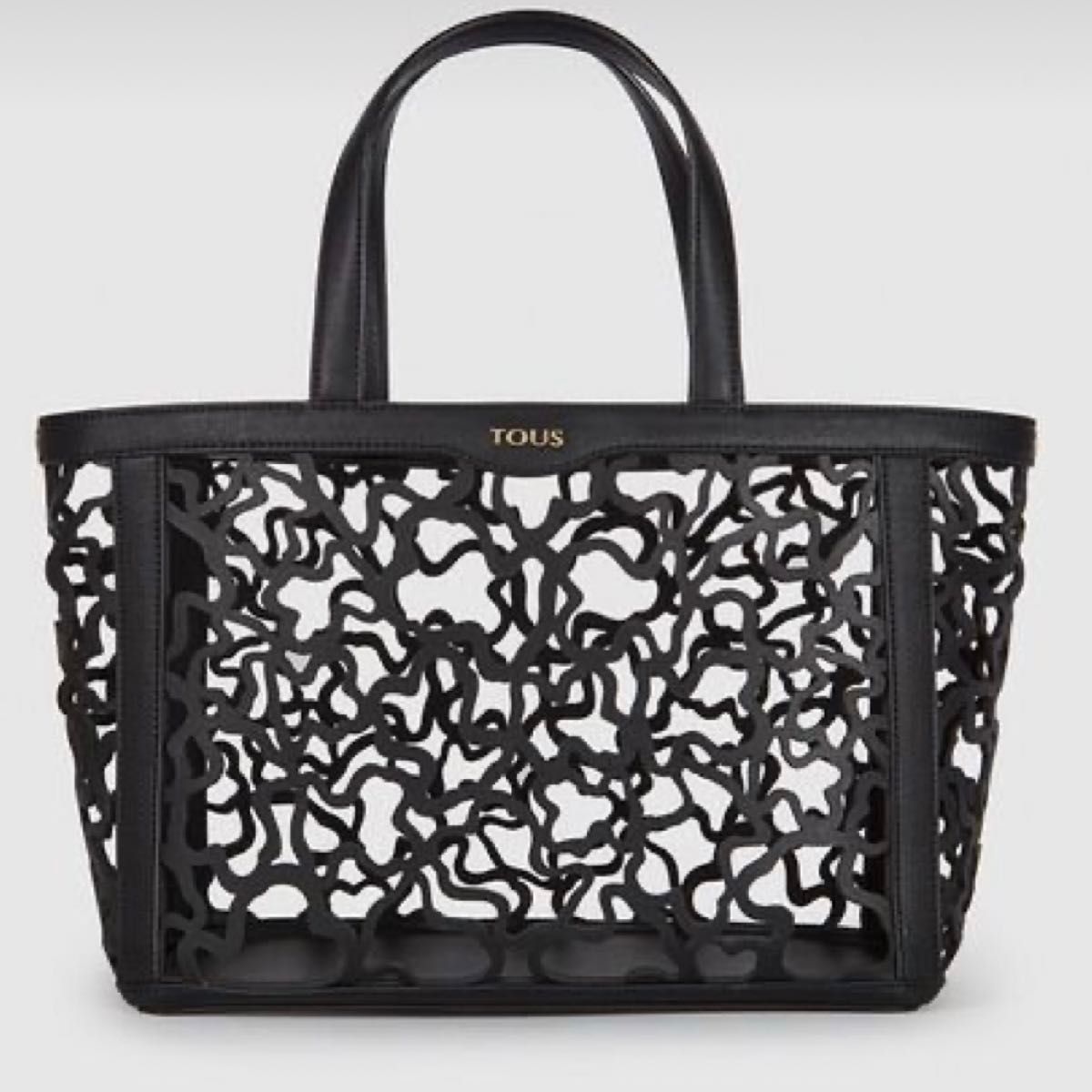 TOUS トートバッグ ブラック ショルダーバッグ 斜めがけ 本革 TOUS トートバッグ ブラック ショルダーバッグ 斜めがけ 本革
