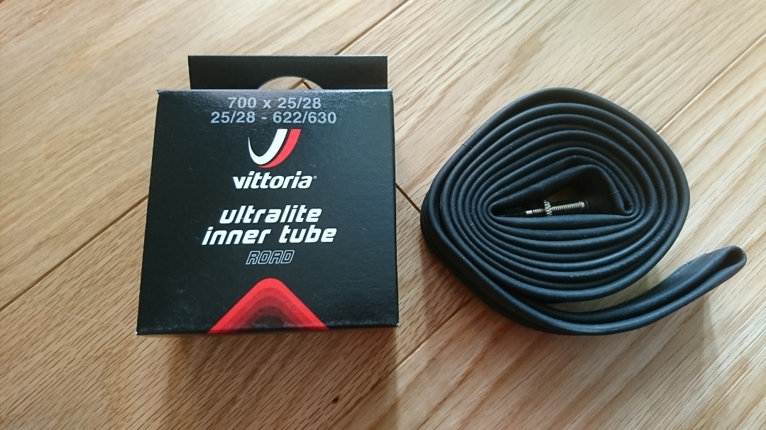 Vittoria Ultralite inner tube 700c仏式ブチルチューブ25-28c 36mm 2本セット 新品未使用の画像1