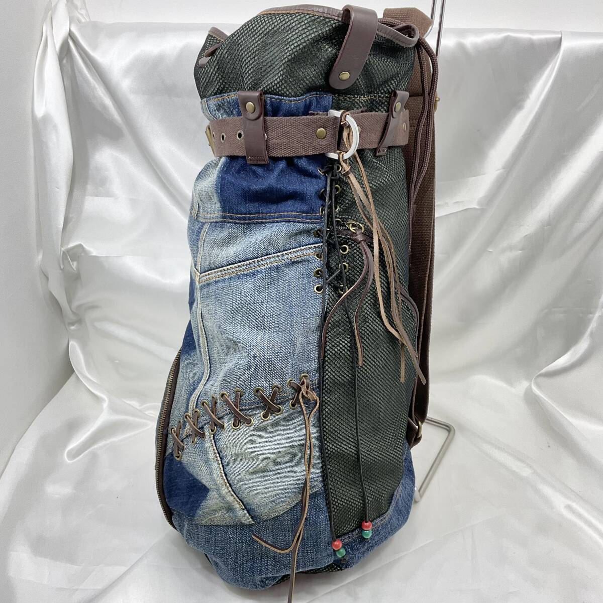 TOUGH JEANSMITH tough jeans Smith Denim backpack rucksack Denim bag (C1183)