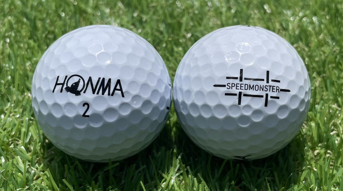 本間ゴルフボール HONMA D1 SPEEDMONSTER 2021年モデル 【A級ランク】12個セット ロストボール ④_画像2