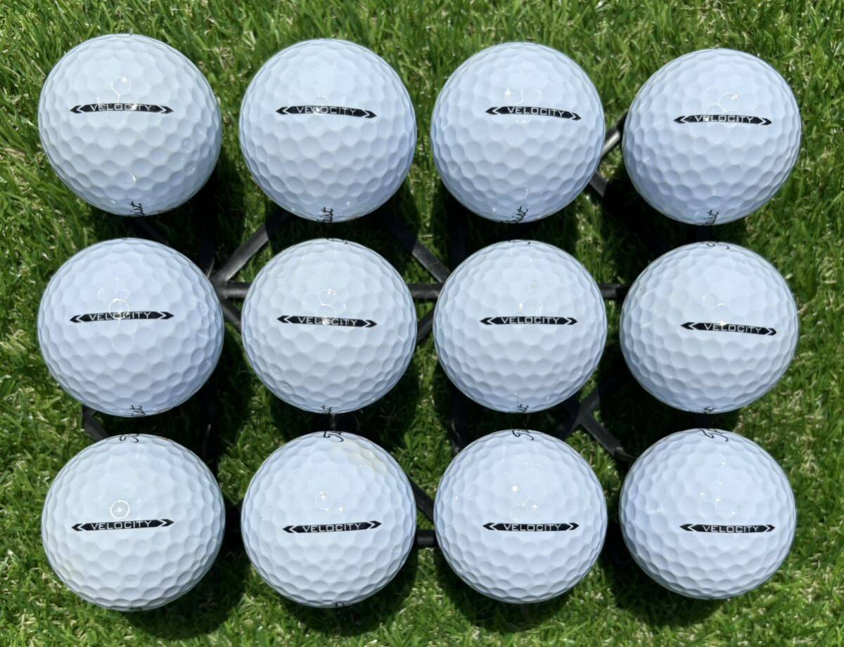 Titleist タイトリスト VELOCITY 2024年モデル【A級ランク】12個セット ロストボールの画像4