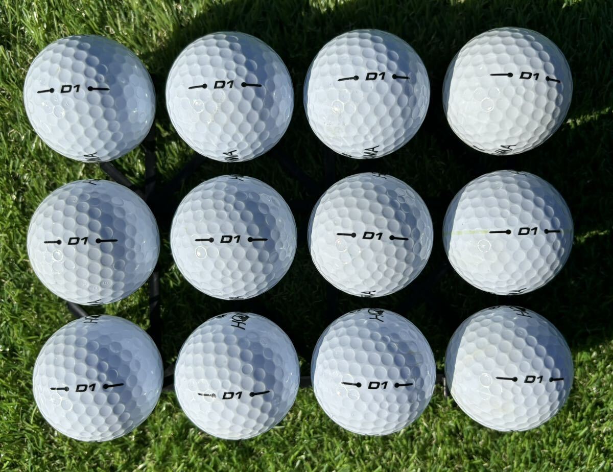 本間ゴルフボール HONMA D1 2020年モデル 【A級ランク】12個セット ロストボール ⑦_画像4