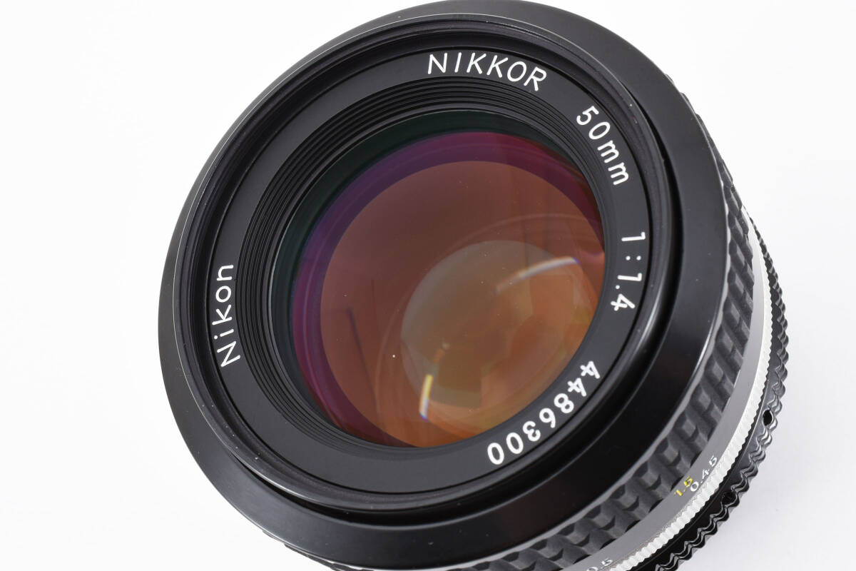 ★☆【美品】 Nikon AI NIKKOR 50mm F1.4 元箱（緩和材付き） #4039☆★_画像10