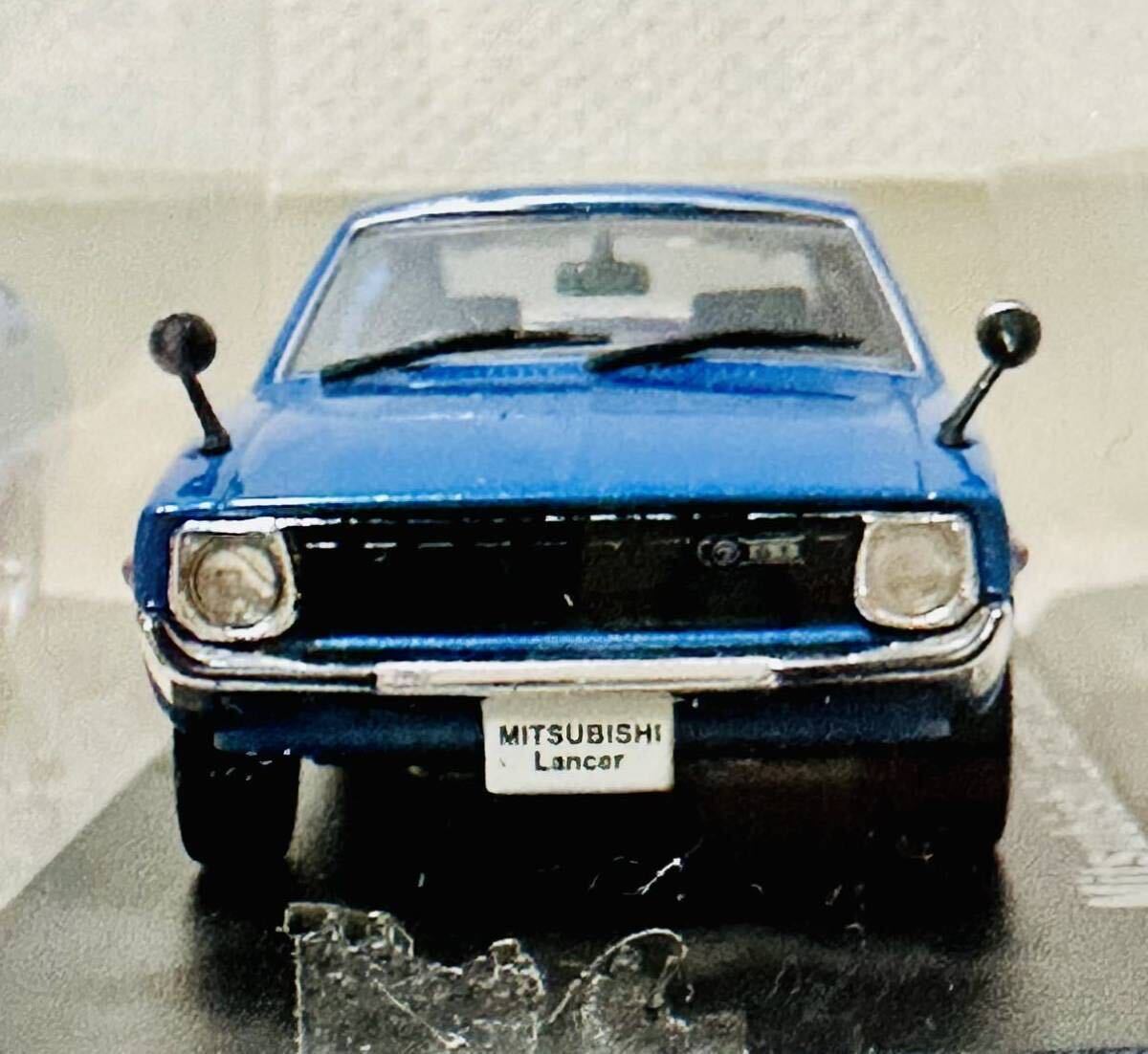 【ID:T218】アシェットジャパン 1/43 国産名車コレクション Vol.105 三菱 ランサー セレステ 1975 青 Mitsubishi Lancer Celeste 冊子付の画像4