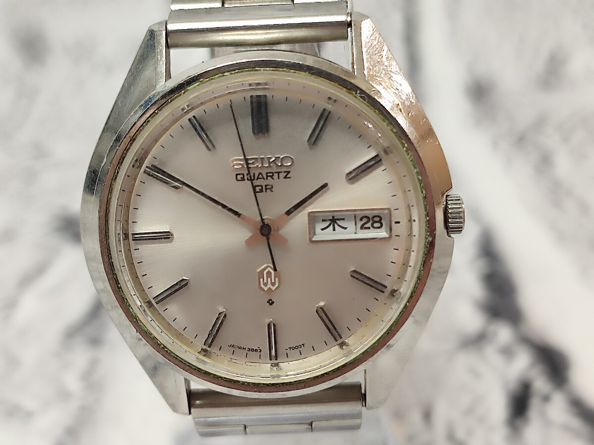 【売り切り】 SEIKO セイコー クォーツ 3863-7001 デイデイト 腕時計_画像1
