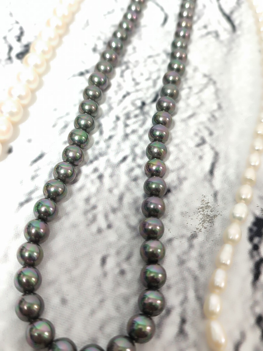 【売り切り】パールネックレス 各種セット 真珠の画像3