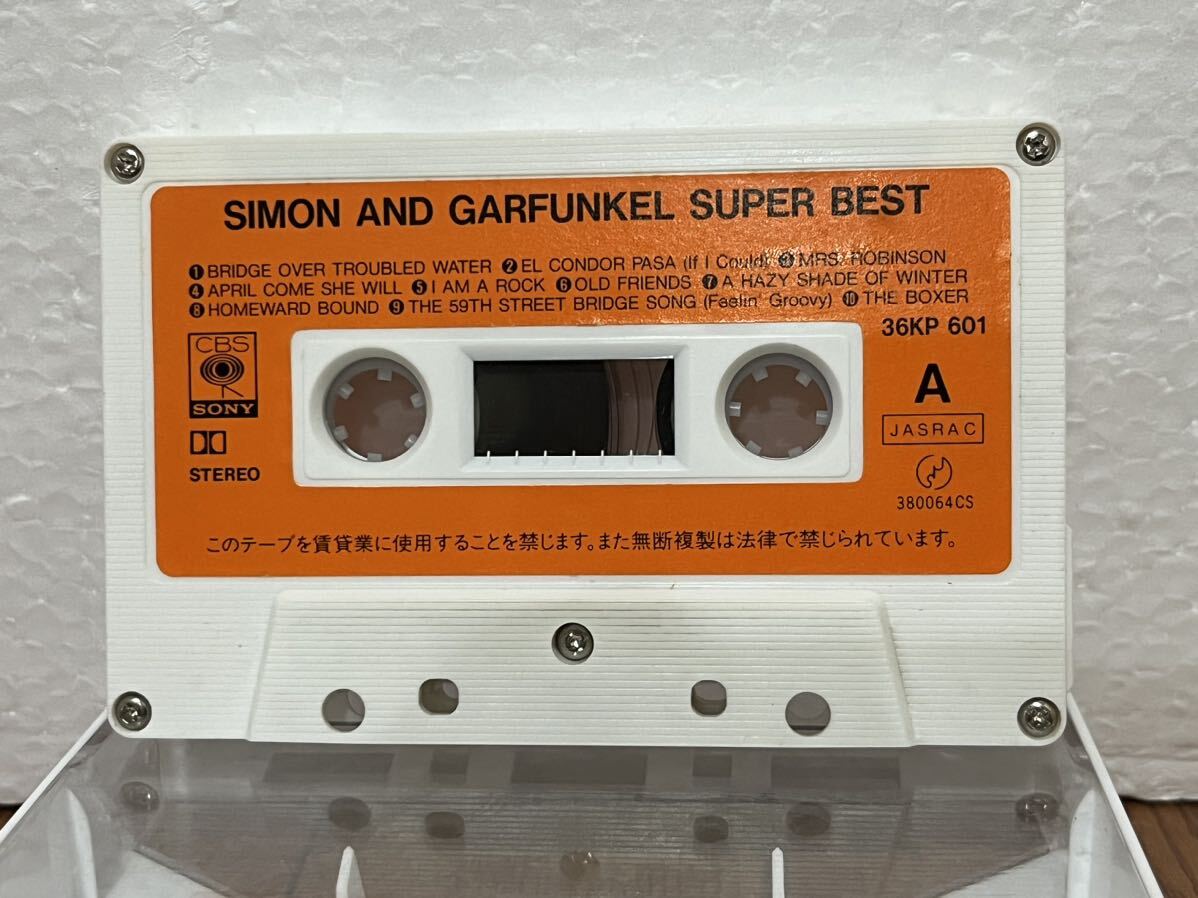 視聴可能 カセットテープ サイモン&ガーファンクル BEST SIMON GARFUNKEL 36KP 601 クリックポスト送料185円_画像2