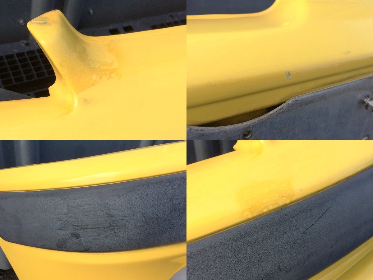 中古 プジョー 106 後期 S16 純正 フロントバンパー 黄色_画像4