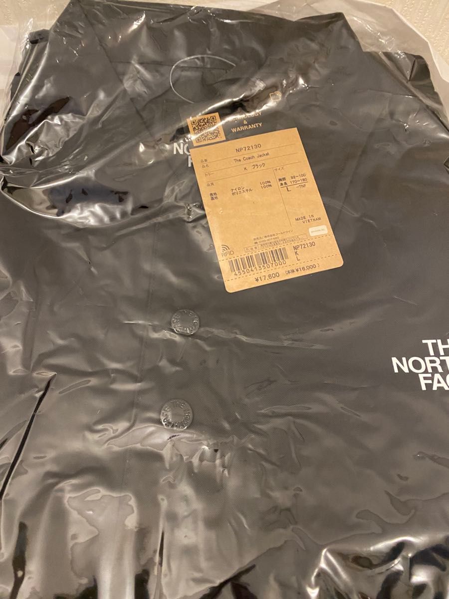 ノースフェイス　コーチジャケット　NP72130 K ブラック　L  NORTH FACE Coach Jacket 
