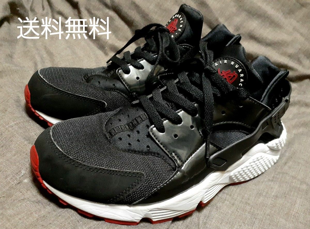 NIKE ナイキ AIR HUARACHE エアハラチ BLACK/GYM RED/WHITE US11 NIKE ナイキ AIR HUARACHE エアハラチ BLACK/GYM RED/WHITE US11