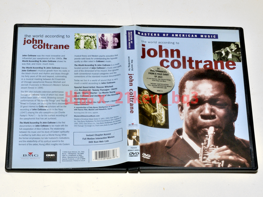 ★盤面良好DVD★米国盤★『The World According to John Coltrane』★邦題『ジョン・コルトレーンの世界』_画像6