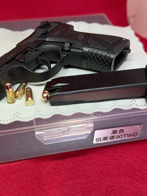 【新品】最新ロット　ベレッタ　M90 -Tow Pro ★Special cartridge5付屬 ★1/2scale モデルガン★Special Dummy cartridge 5発付(お値打ち)