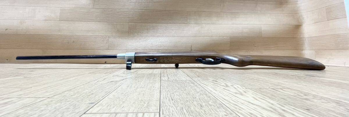 希少！ 昭和レトロ NAKAYA-52 スプリング銃 ライフル 木製ストック お宝 当時物 銃 J3の画像9