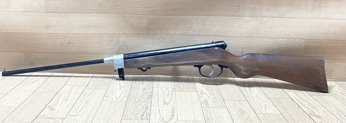 希少！ 昭和レトロ NAKAYA-52 スプリング銃 ライフル 木製ストック お宝 当時物 銃 J3の画像4