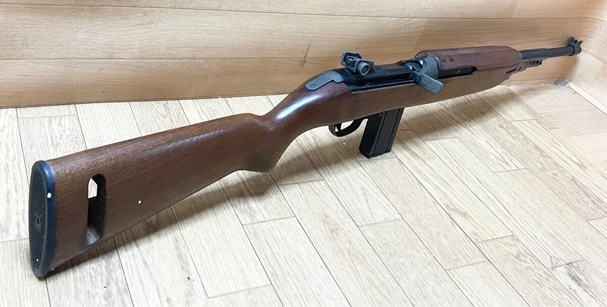 希少！ マルシン US M1 Carbine カービン エアガン 自動小銃 木製ストック 箱あり ミリタリー サバゲー ライフル 銃 お宝 H4の画像5