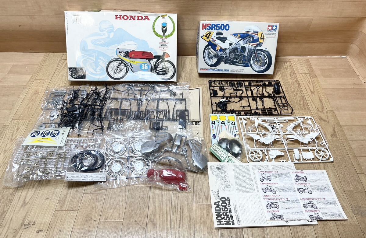  не использовался * не собран * TAMIYA Tamiya HONDA NSR500 Yamaha YZR500 победа человек 1/12 NO.32 NO.55 NO.1 NO.49 Aoshima и т.п. много совместно 6 пункт C5