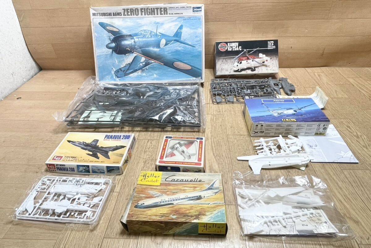 希少！ 未組立 多数 Revell ハセガワ AIRFIX 等 戦闘機 サンダーバード A6M5 T-2C PK-125 等 戦闘機 プラモデル 大量 まとめて 24点 C4の画像3